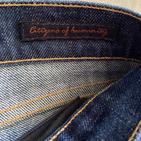 Citizens of Humanity Kelly #063 low-waist Cropped Stretch jeans size 25 - Picture 4 of 14
